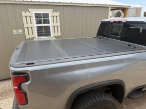 2. Calffree Hard Tri-Fold Bed Cover