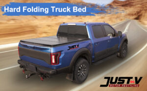 4. Just V Hard Tri Fold Tonneau Cover