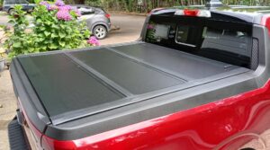 2. SKEXI Hard Tri Fold Tonneau Cover