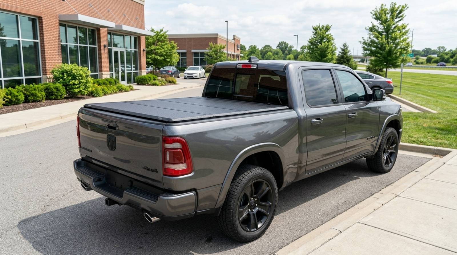 Pickup truck tonneau cover